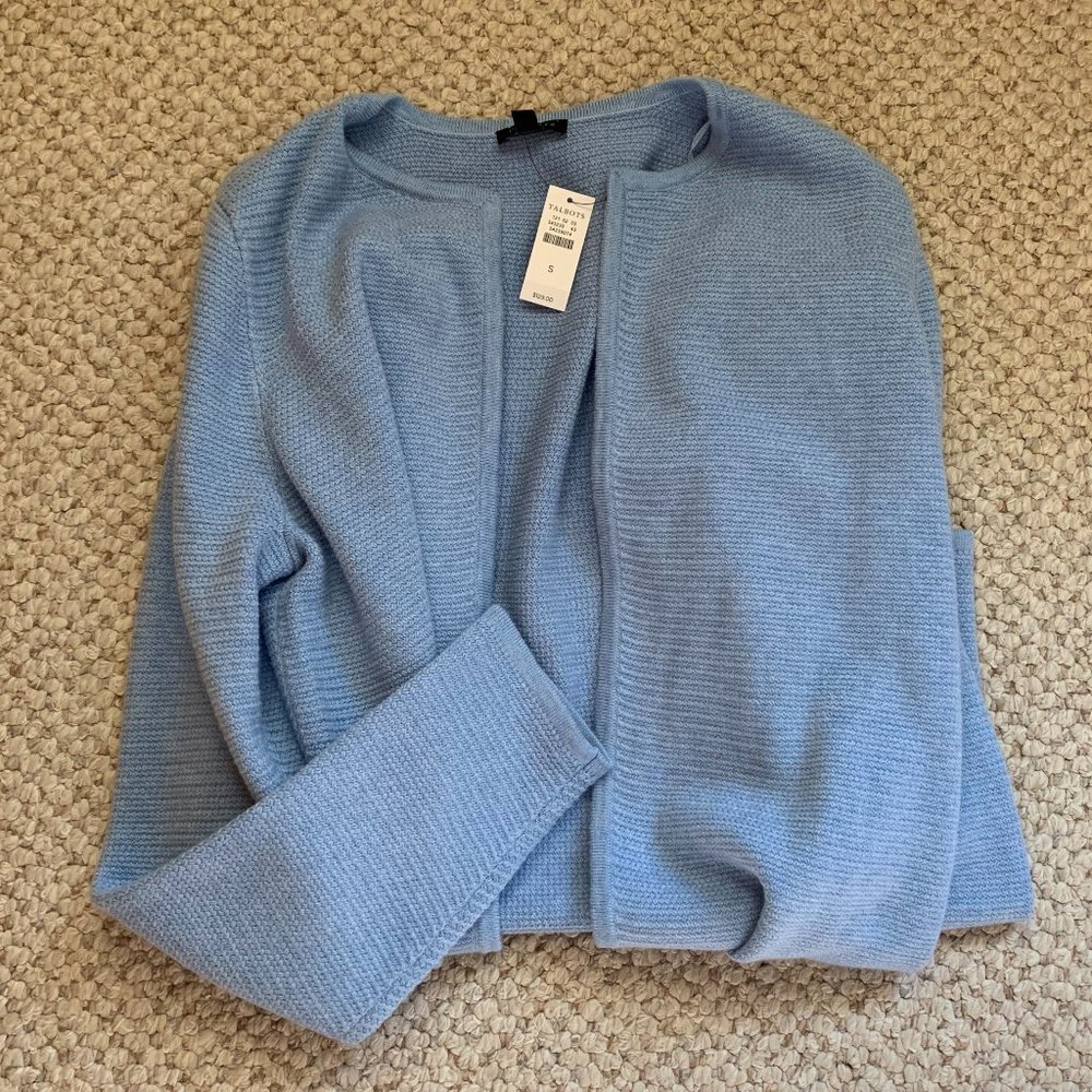 TALBOTS - Textured Open-Front Sweater Jacket - NEW with Tag